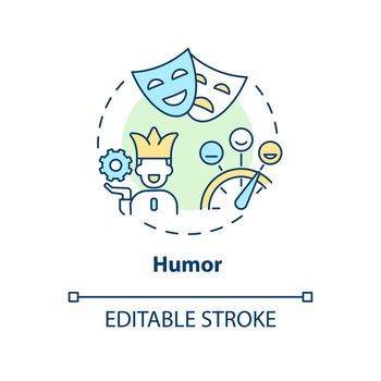 Humor concept icon