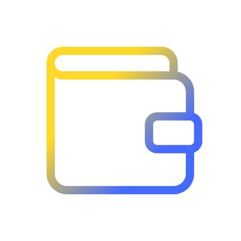 Wallet pixel perfect gradient linear ui icon