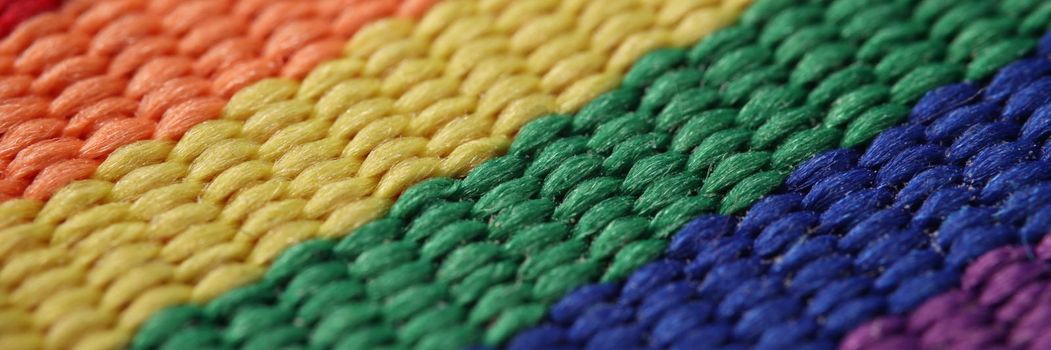 Rainbow lgbt carpet or flag symbol of bisexual homosexual gay lesbian transgender idea