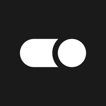 Toggle button dark mode glyph ui icon