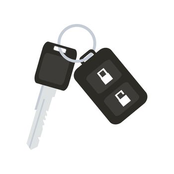 Car key with remote control car vector