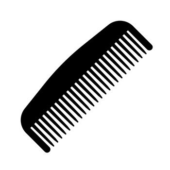Comb vector icon isolated on white background