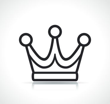 crown or royal line icon