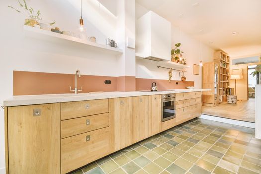 Bright and modern kitchen design