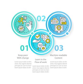 Key principles circle infographic template
