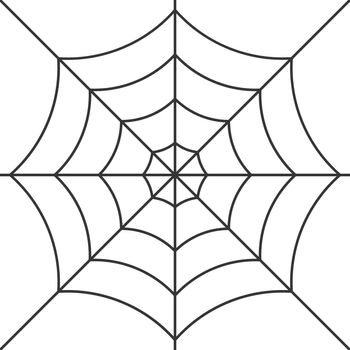 Vector cobweb background. Halloween spider web