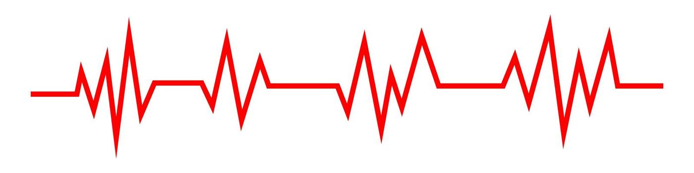 Heartbeat line icon. Heartbeat wave. Pulse symbol