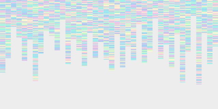 DNA test seamless pattern. Genetic testing endless vector texture on white background.