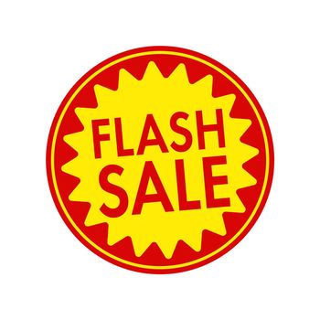 Sale label vector illustration | flash sale
