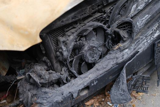 Burnt out car and faulty car wiring