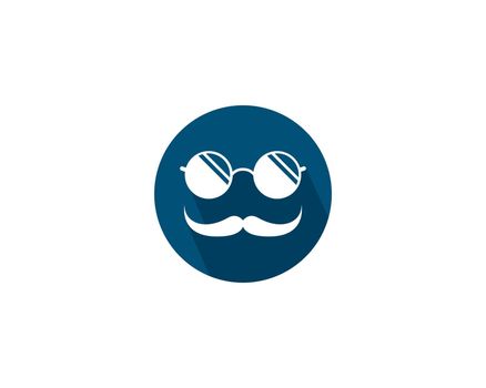 Mustache logo icon