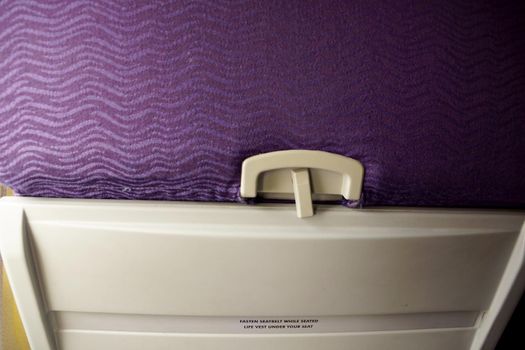 Back of Airplane Seat