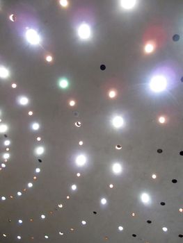 Circle Pattern of Overhead Lights