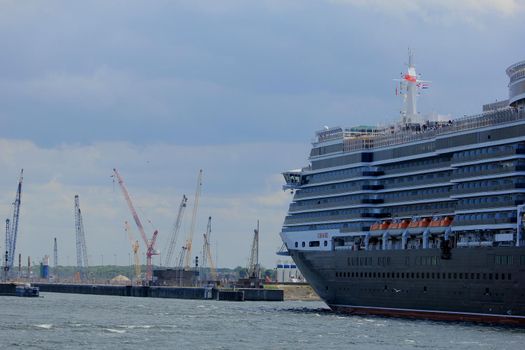 IJmuiden, The Netherlands - June 5th 2017: Queen Victoria, Cunard