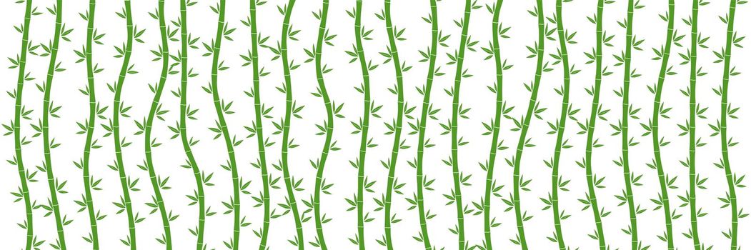 Green Bamboo background. Vector illustration.