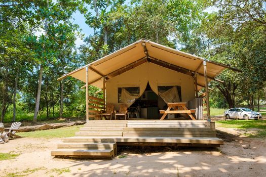 Budget Safari tent in South Africa for family vacations in the nature , Safari tented camp