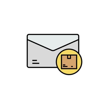 mail line illustration icon. Signs and symbols can be used for web, logo, mobile app, UI, UX