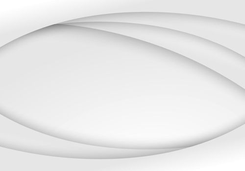 Template abstract elegant white curved shape layer on clean background luxury style.