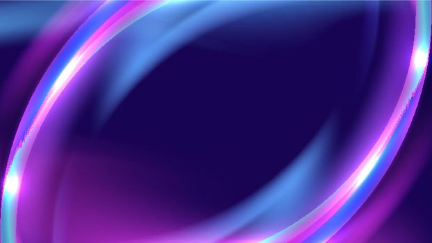 Abstract trendy 3D fluid or liquid colorful gradient shape vibrant color background