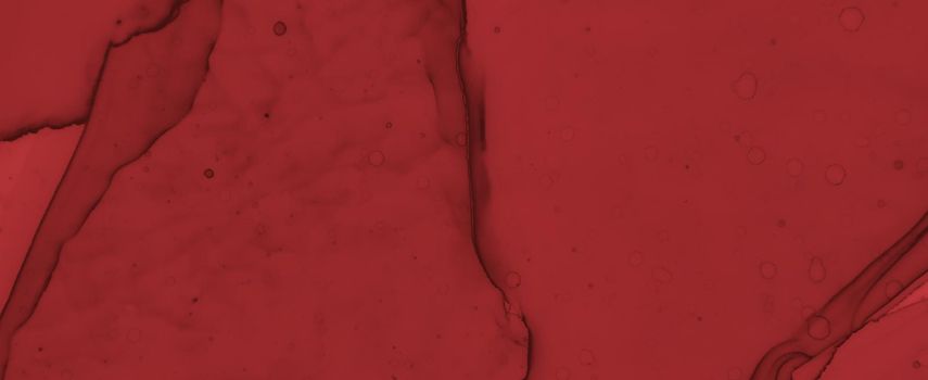 Abstract Blood Background. Rose Fluid Banner.