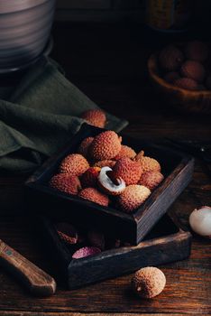 Delicious Fruits of Lychee