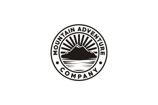 Mountain / travel / adventure hipster logo design.