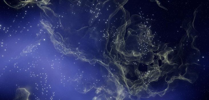 Deep Space Nebula Explosion Universe