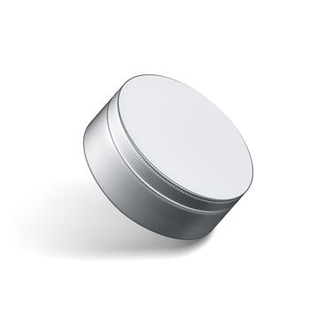 Metallic Round Box For Cosmetic Or Other Product