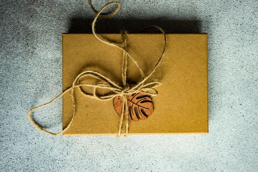 Holiday gift wrapping concept