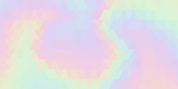 Background of geometric shapes. Colorful mosaic pattern. Triangle. Nice cool cute hologramm gradient