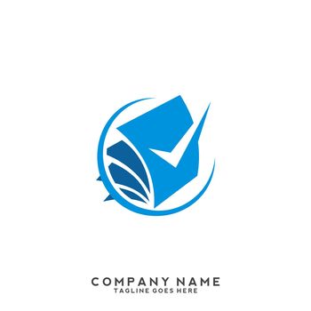 Paper document logo vector for software agency, software house, printing service, software developer, accounting, finance company, banking, bookstore, book publishers.