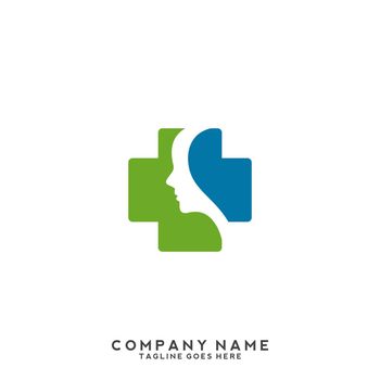 Healthy Care Vector Logo Template. Medical health-care logo design template.