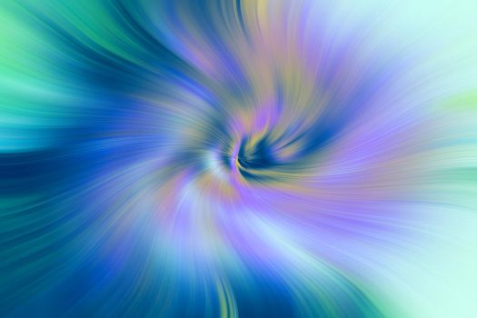 Blurry abstract image: a beautiful blue flower