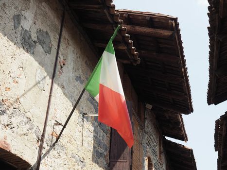Italian flag of Italy