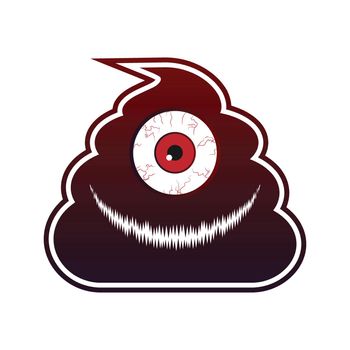 Monster cartoon emoji
