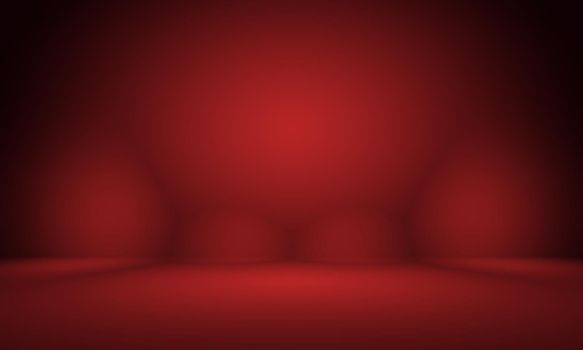 Abstract luxury soft Red background Christmas Valentines layout design,studio,room, web template ,Business report with smooth circle gradient color.