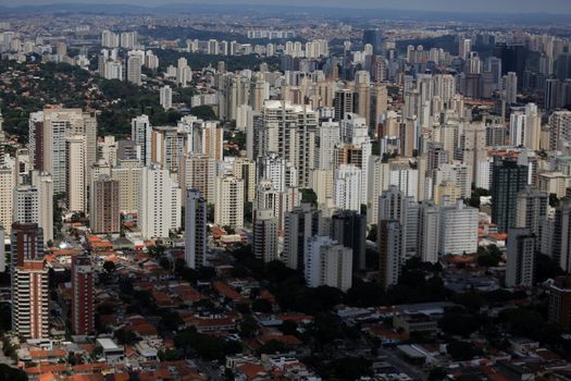 aerial view of the city of sao paulo