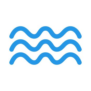 Sea Waves. Sea and ocean icon. Vector.