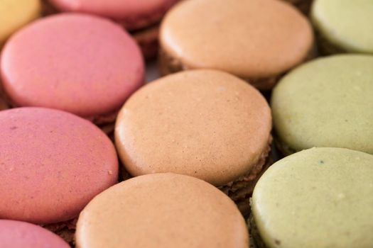 Close up of Macaroons