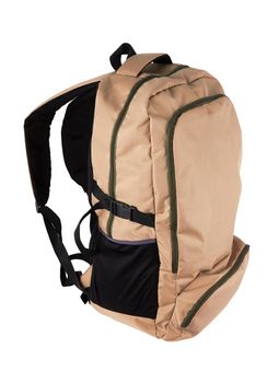 Camouflage backpack on white