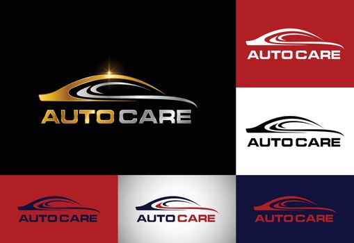 Abstract car logo sign symbol for the automotive company
