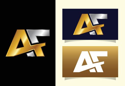 Initial Letter A F Logo Design Template. Graphic Alphabet Symbol For Corporate Business Identity