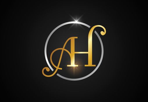 Initial Letter A H Logo Design Vector. Graphic Alphabet Symbol For Corporate Business Identity