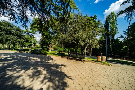 Famous Vere Park in Tbilisi