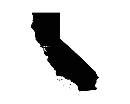 California CA USA Map