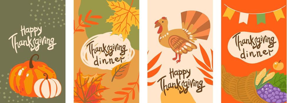 Thanksgiving Day. Vector illustration for your design.