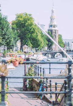 Amsterdam city, Netherlands - travel in Europe concept