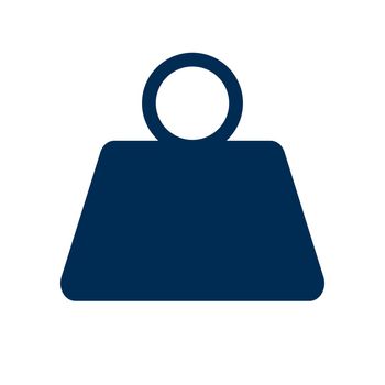 Weight silhouette icon. Heavy icon. Vector.
