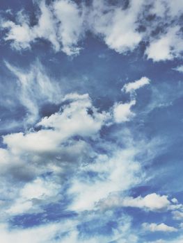 sky and clouds - environment, nature background, weather and meteorology concept