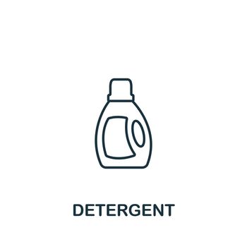 Detergent icon. Line simple line Housekeeping icon for templates, web design and infographics